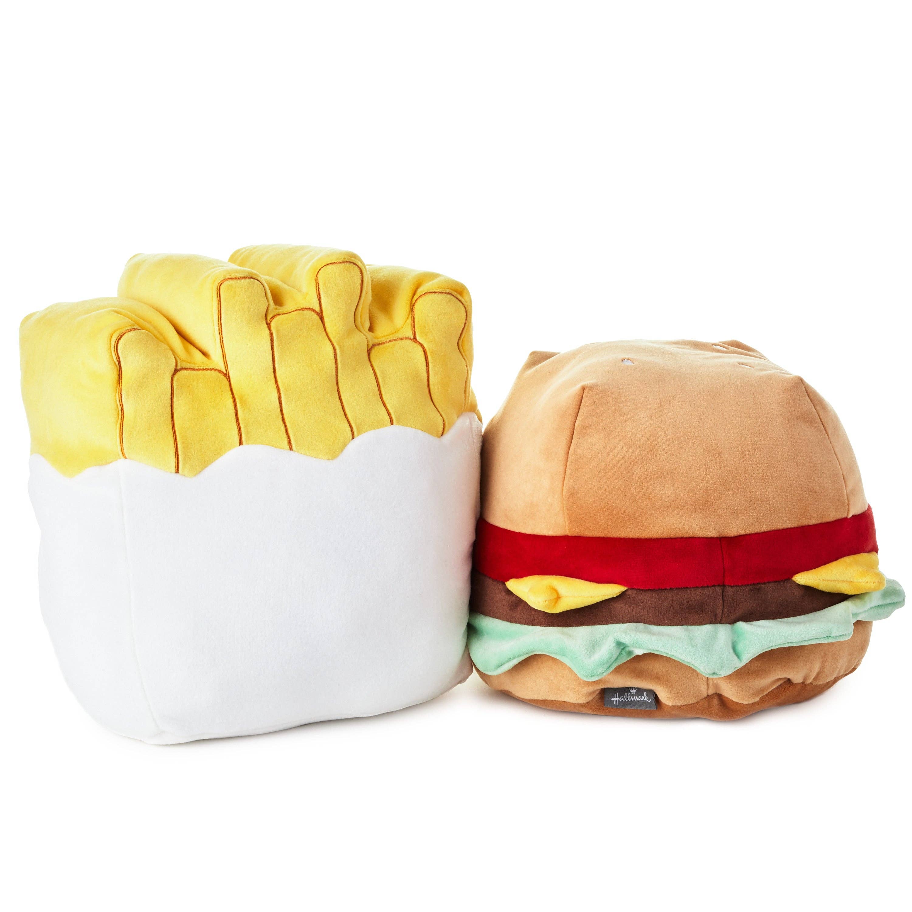 Hallmark – wholesale Stuffed/plush toy – Kids & baby – Better Together Jumbo Burger And Fries Magnetic Plush Pair3