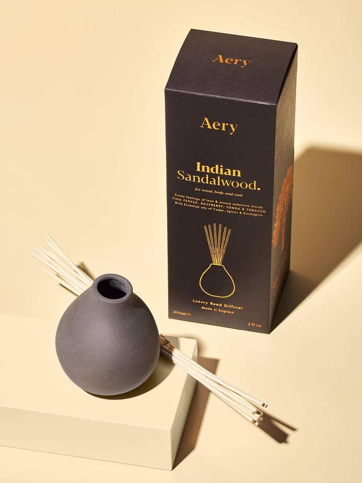 Indian Sandalwood Reed Diffuser for wholesale by Aery Living