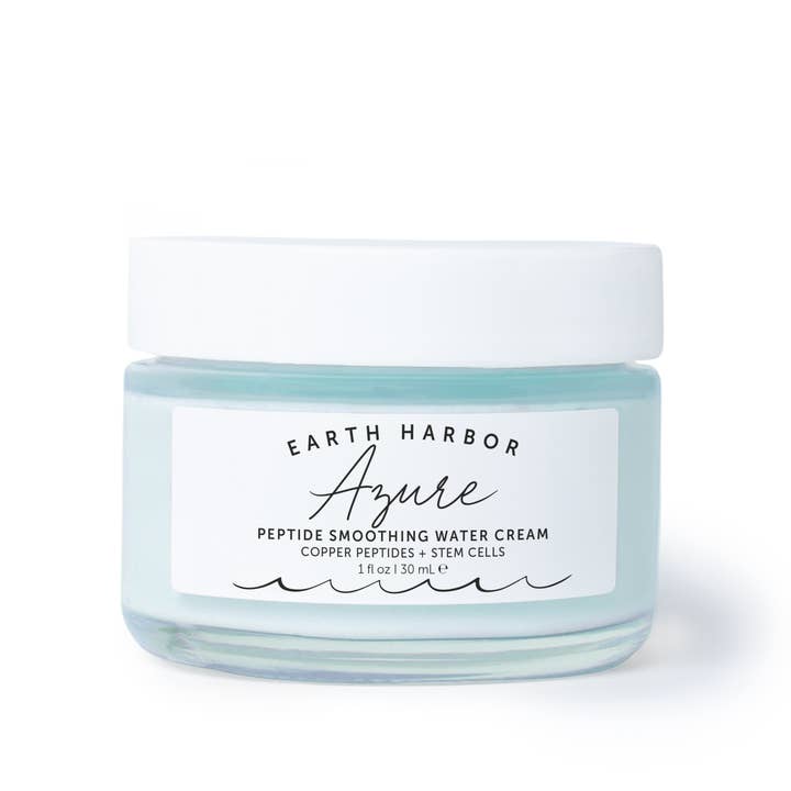 Earth Harbor Naturals - Wholesale Anti-Aging Moisturizer - AZURE Peptide Smoothing Water Cream:
