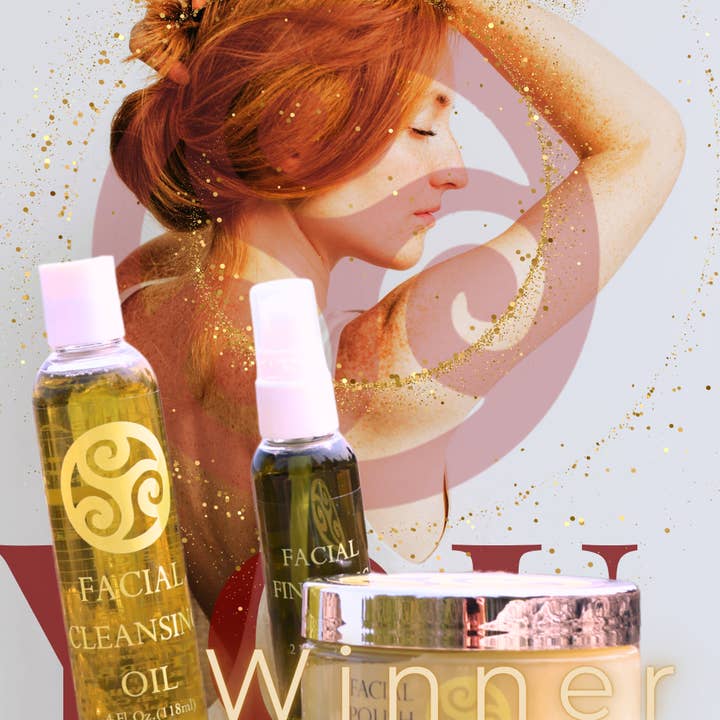 Polissage du visage - Lipides d'origine végétale biologique à haute vibration. pour la vente par TrilliumHerbal Company