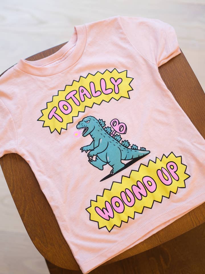 Ambitious Kids - Wholesale Screen Printed T-Shirt - Kids - Totally Wound Up | Kids Graphic Tee