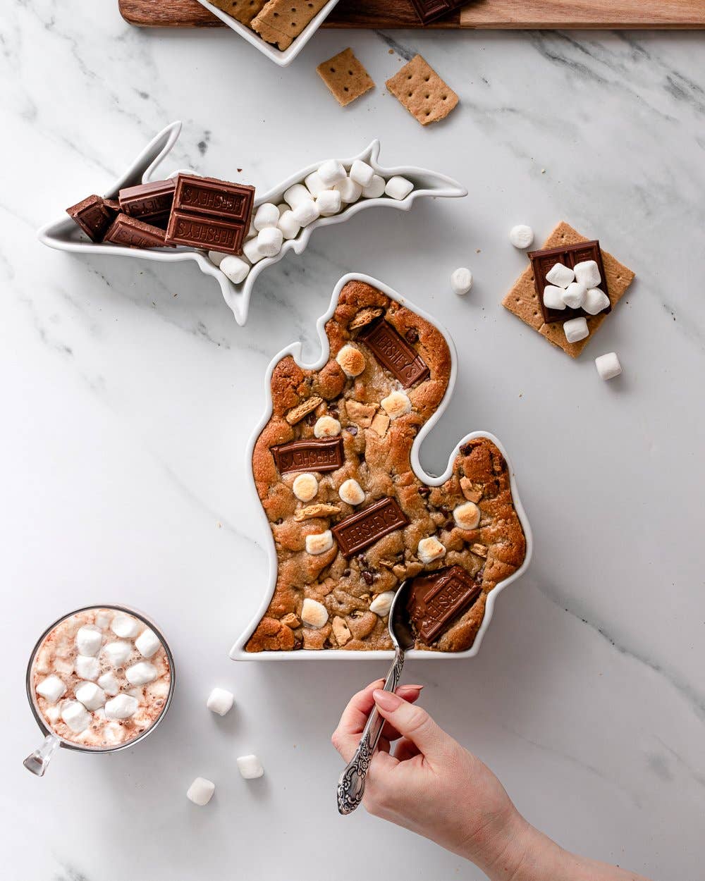 Lark - Wholesale Baking Dish - Michigan State Plate