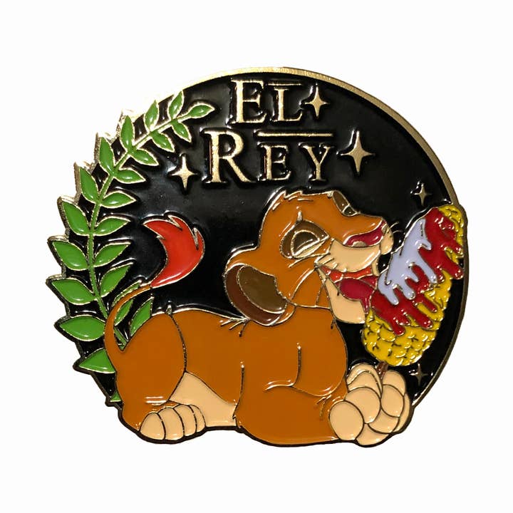 El Rey Pin for wholesale by PARTIMEWORKS