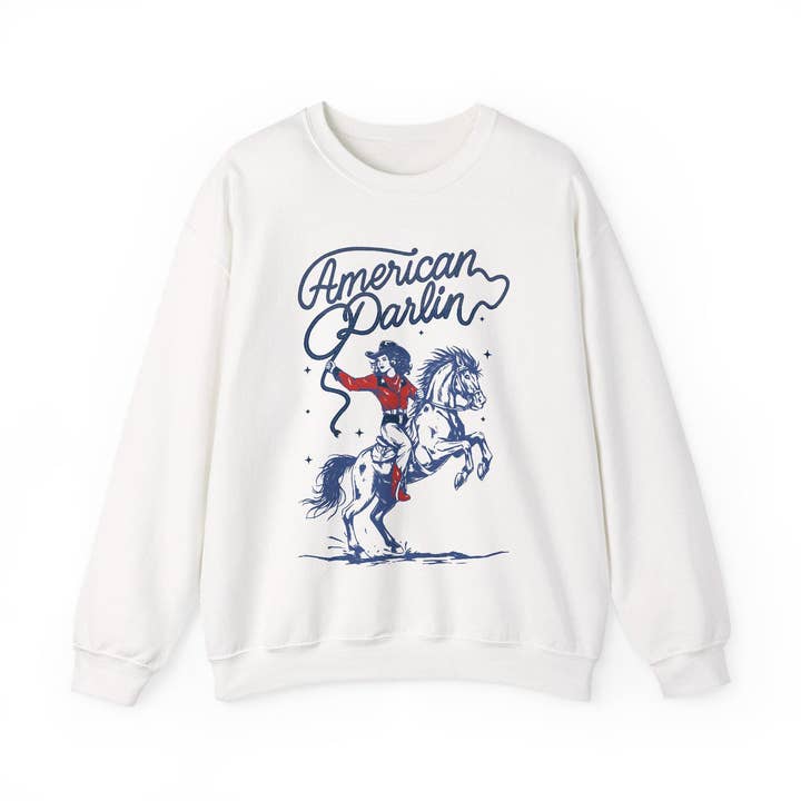 American Darlin Cowgirl Shirt, Western 4th of July Shirt for wholesale by CVH DREAMY LTD