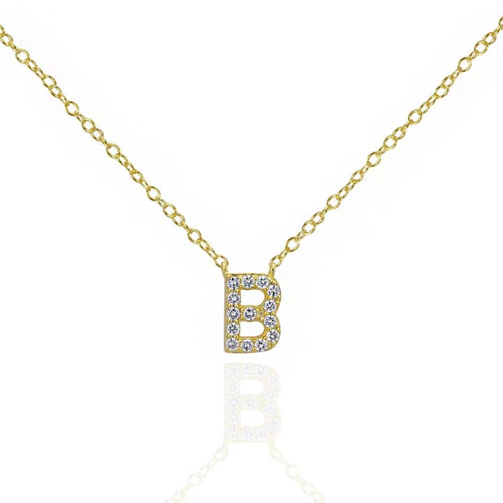 Collier Initiale B pour la vente par Bozkurt Jewelry
