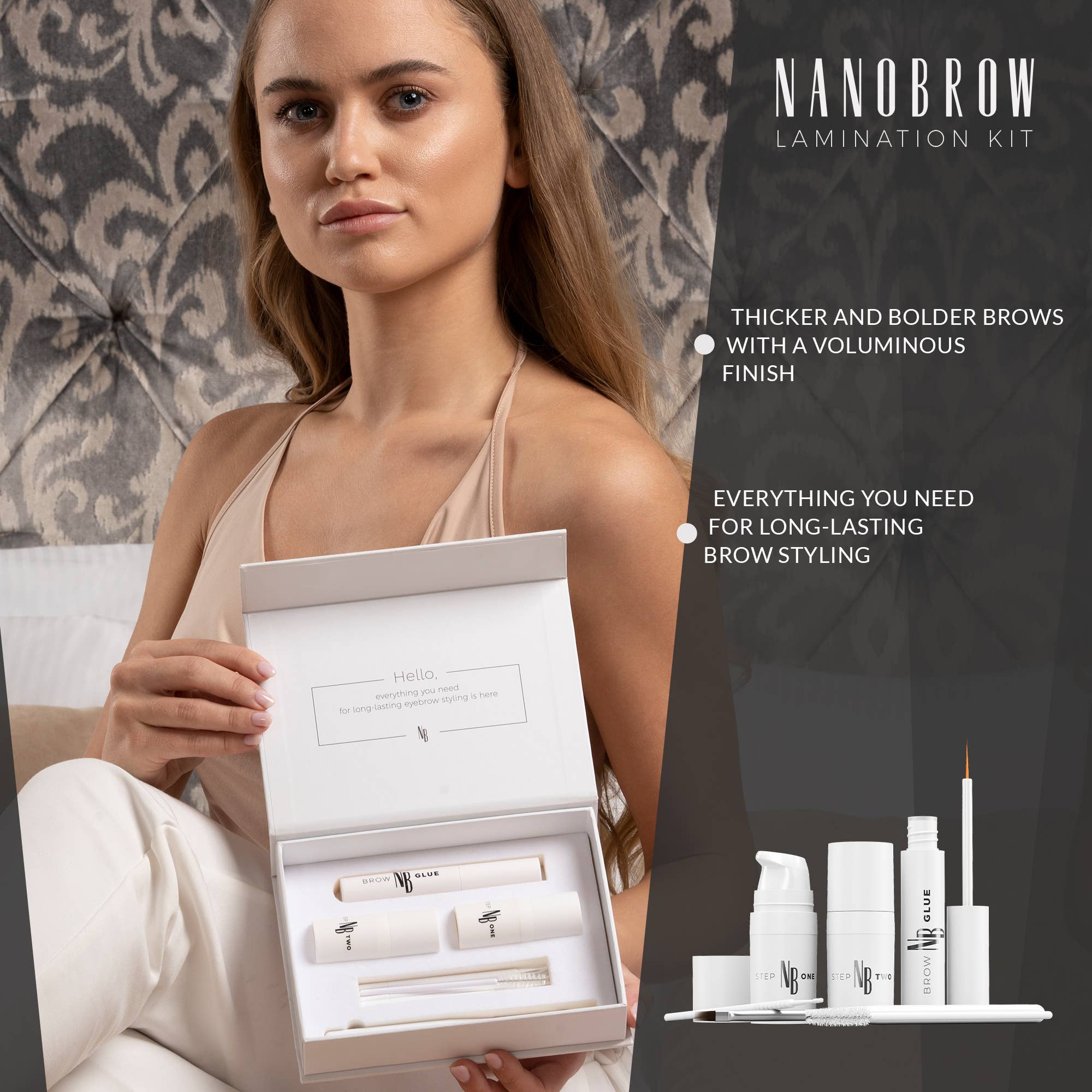 Everett Cosmetics – wholesale Eyebrow set/kit – Nanobrow Lamination Kit - a brow lift and lamination kit;4