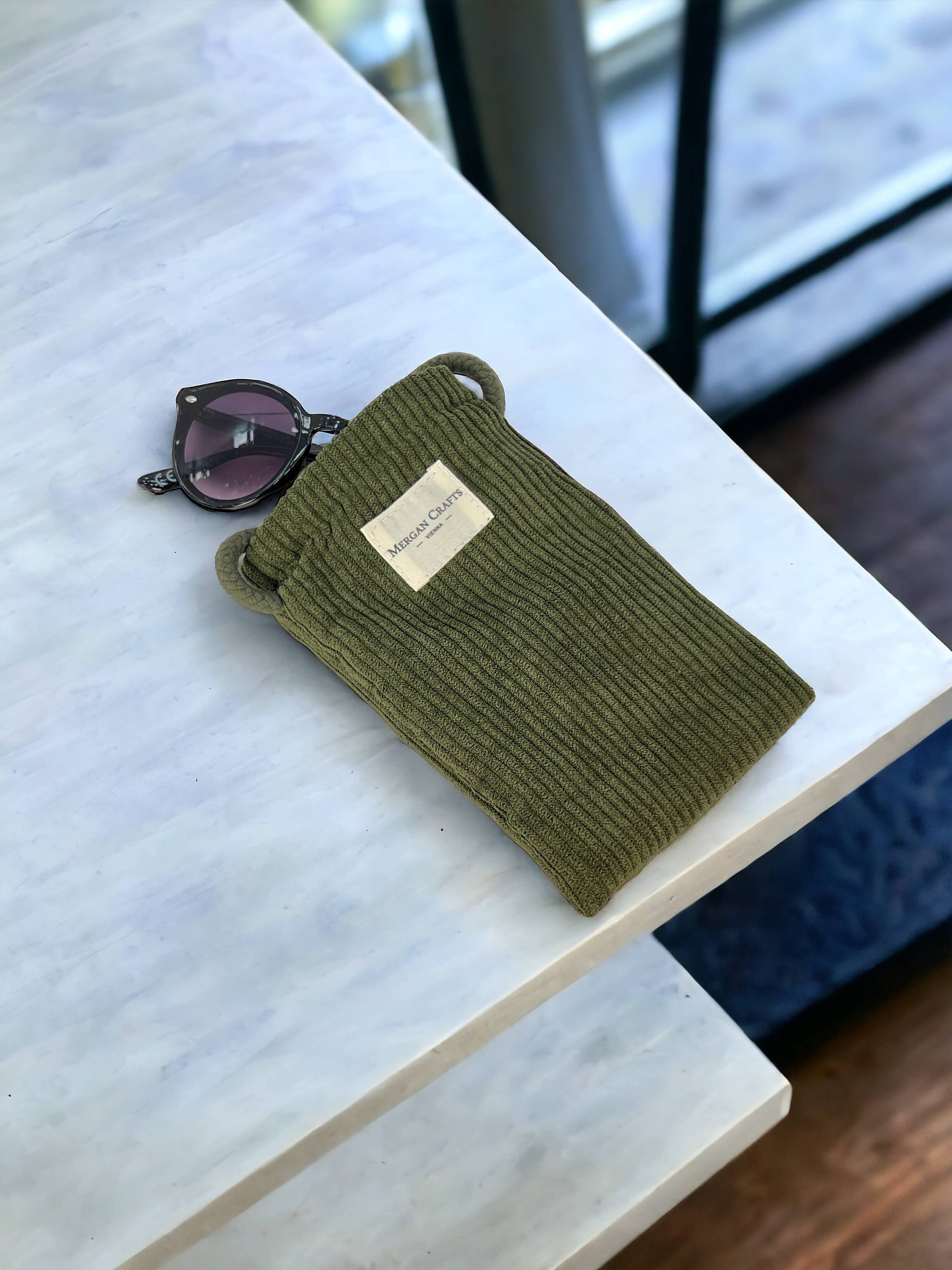 MERGAN CRAFTS - TEXTILE - Wholesale Eyewear Cases & Holders - Women's - Neckbag, Glasses Cover, Eyewear case, Phone Case - Corduroy13