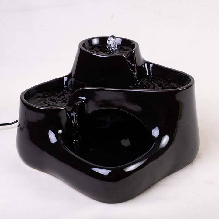 Miaustore – wholesale Husdjursskål - Katt och hund – Miaustore keramisk dricksfontän mini8