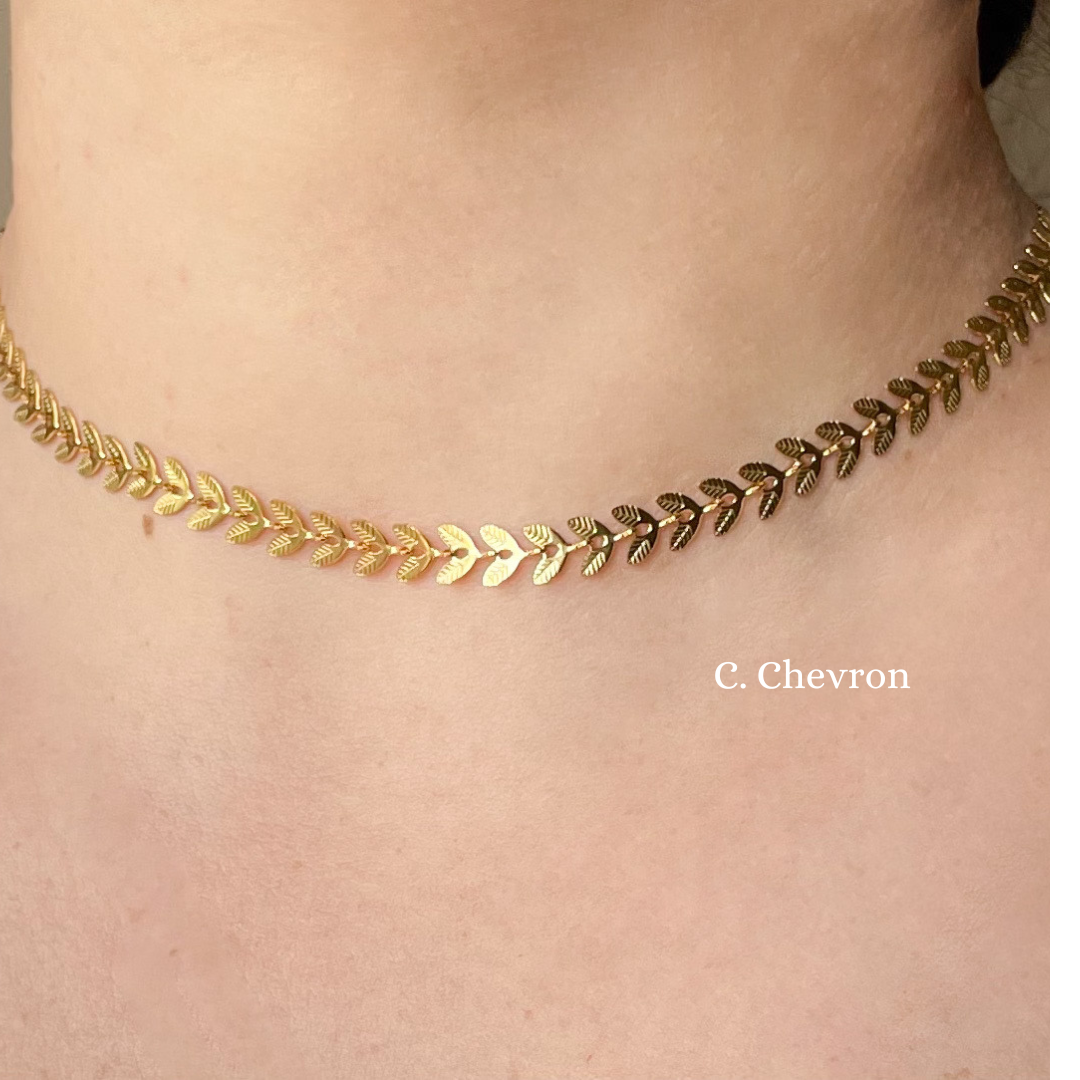 Blueyejewelry - Wholesale Schakelketting - Fijne kettingen van 18k goud PVD-geplateerd8