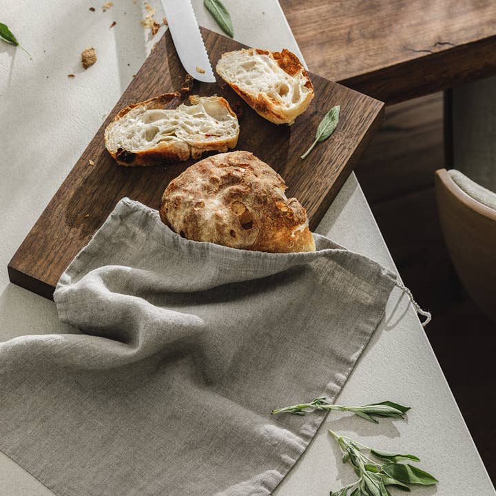 dodesign - Wholesale Food Storage Wrap/Bag - Bread keeping bags / Natural / Small, 100% linen