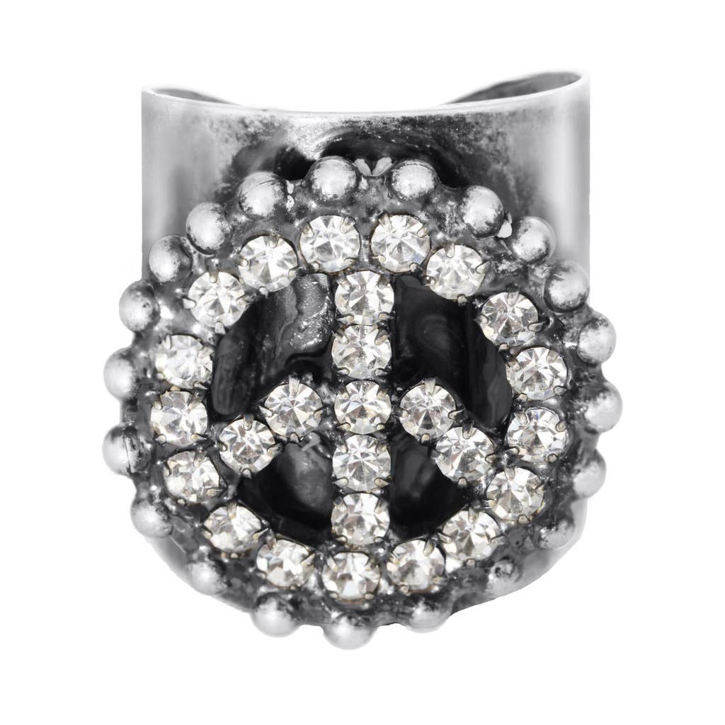 TOVA - Wholesale Cocktail/Statement Ring - Peace Out Ring2