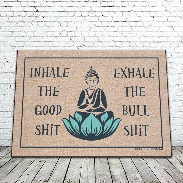 Inhale/Exhale Buddha for wholesale by High Cotton Gifts