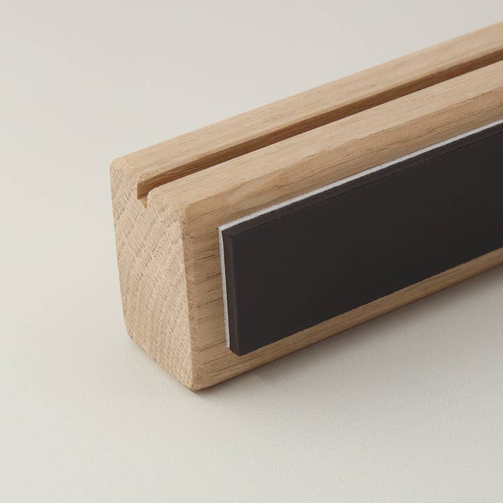 Ferflex – wholesale Vägghylla – Magnetisk hylla i ekträ för vägg - 45 cm5