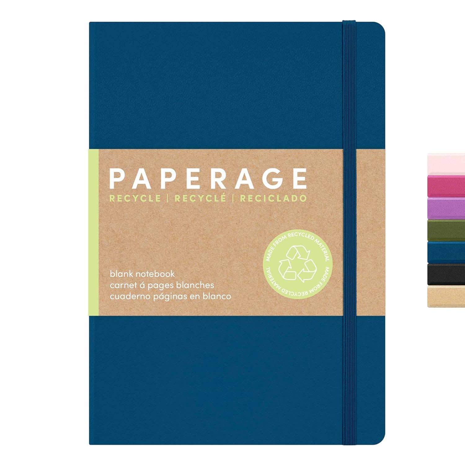Paperage - Wholesale Notebook - 160PG Recycled Casebound Blank Journal Notebook1