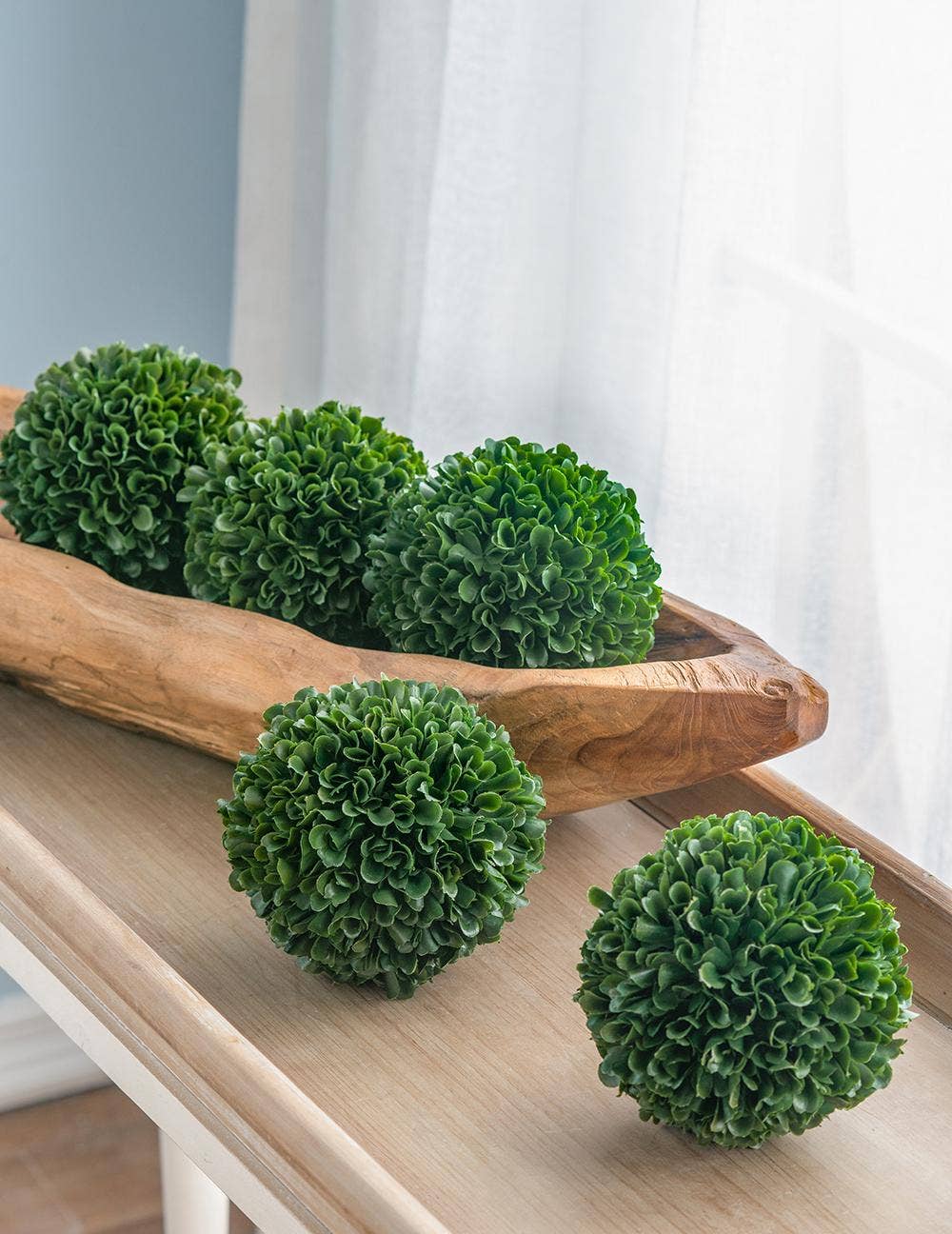 A&B Home Group Inc. - Wholesale Artificial Plant - D5" Artificial Boxwood Topiary Ball - Green9