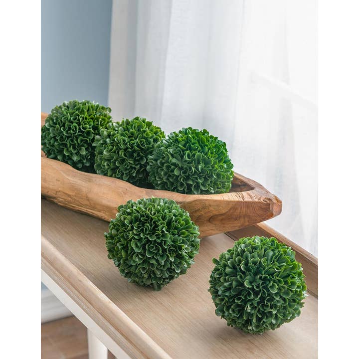 A&B Home Group Inc. - Vente Plantes artificielles - Boule de buis artificielle D5" - Vert9