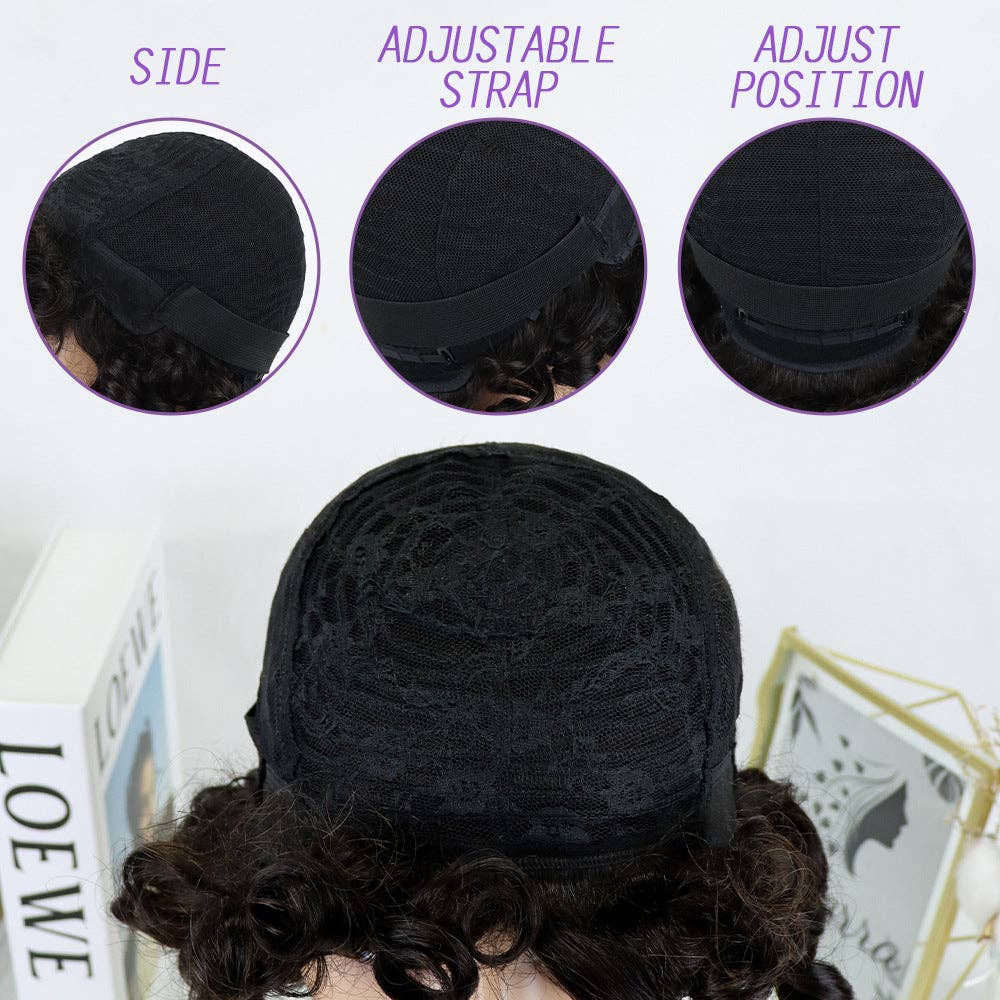   Natural Curly Human Hair Wig Collection for wholesale on Faire3