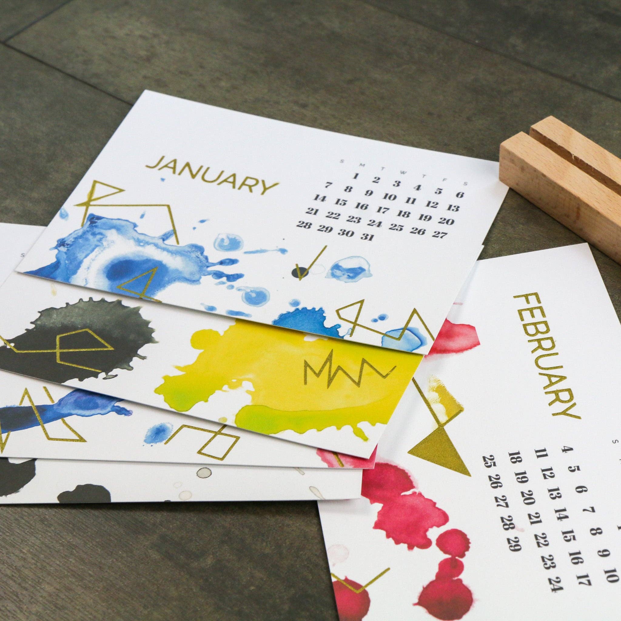 North Studio - Wholesale Calendar - 2024-25 Wall Art Calendar3