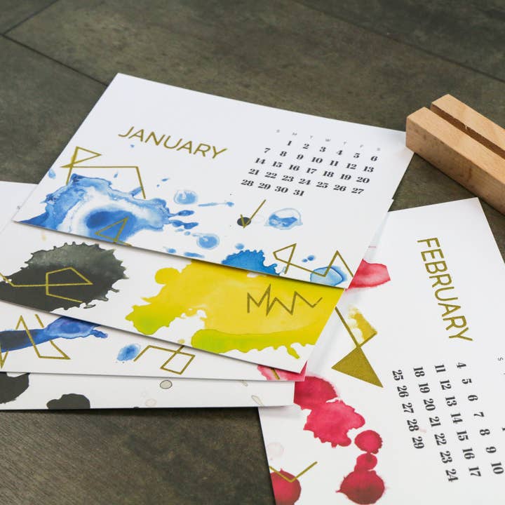 North Studio - Wholesale Calendar - 2024-25 Wall Art Calendar3