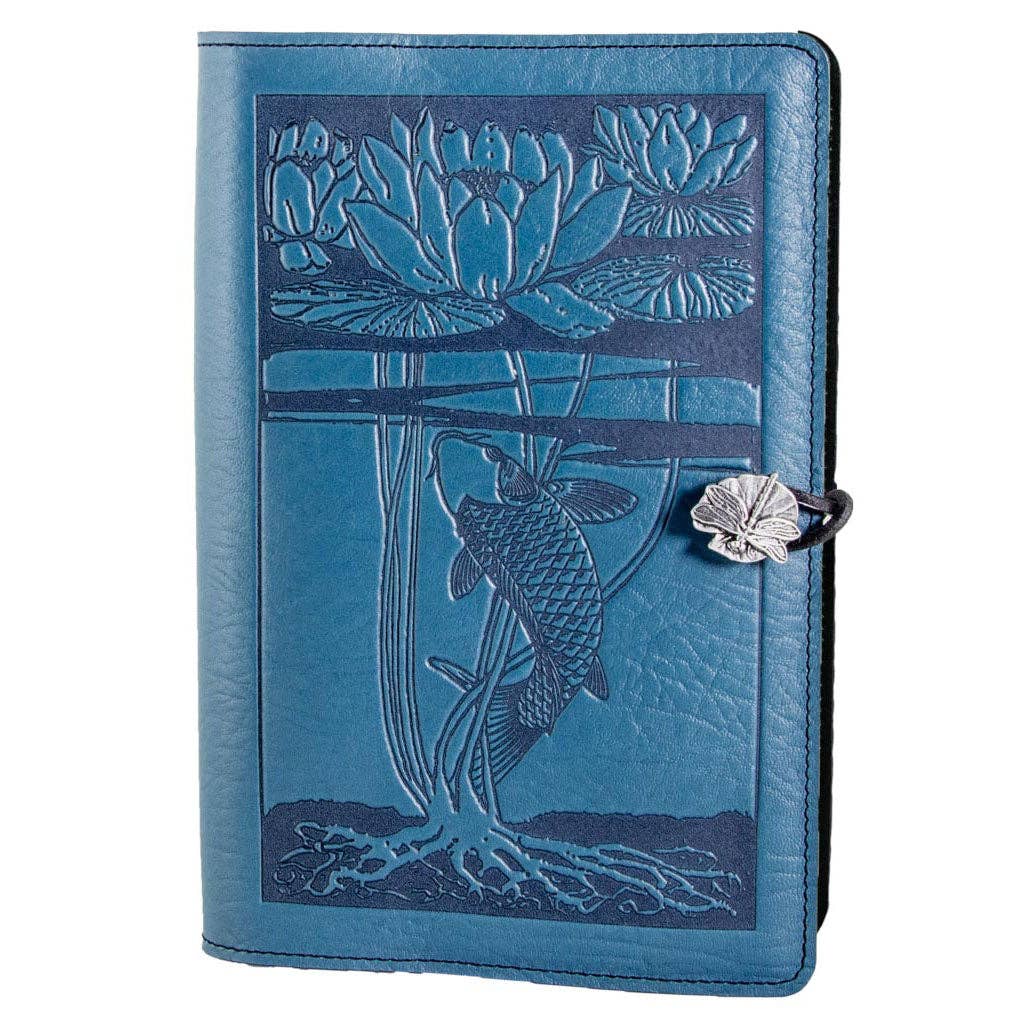 Oberon Design - Wholesale Notebook - Large Notebook Cover, Water Lily Koi1