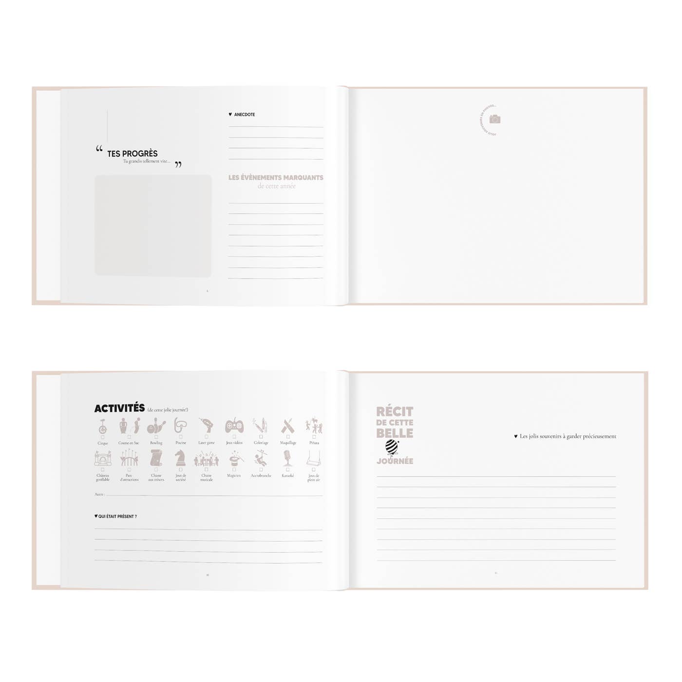 Zakuw - Vendita all'ingrosso Album dei ricordi - Bambini e neonati - Libro ricordo per compleanni7