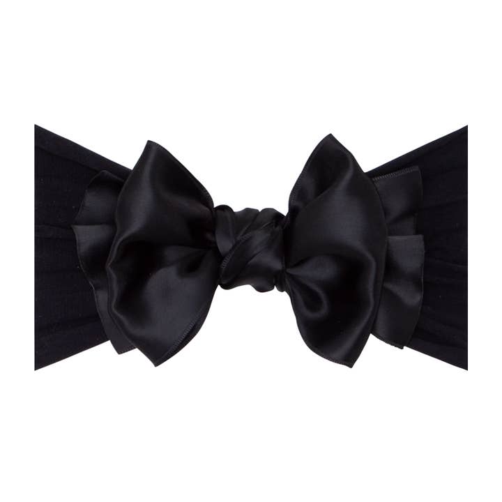 Baby Bling Bows - Wholesale Hair bow – Baby - Baby Bling® Satin FAB® soft nylon headband with satin bow10