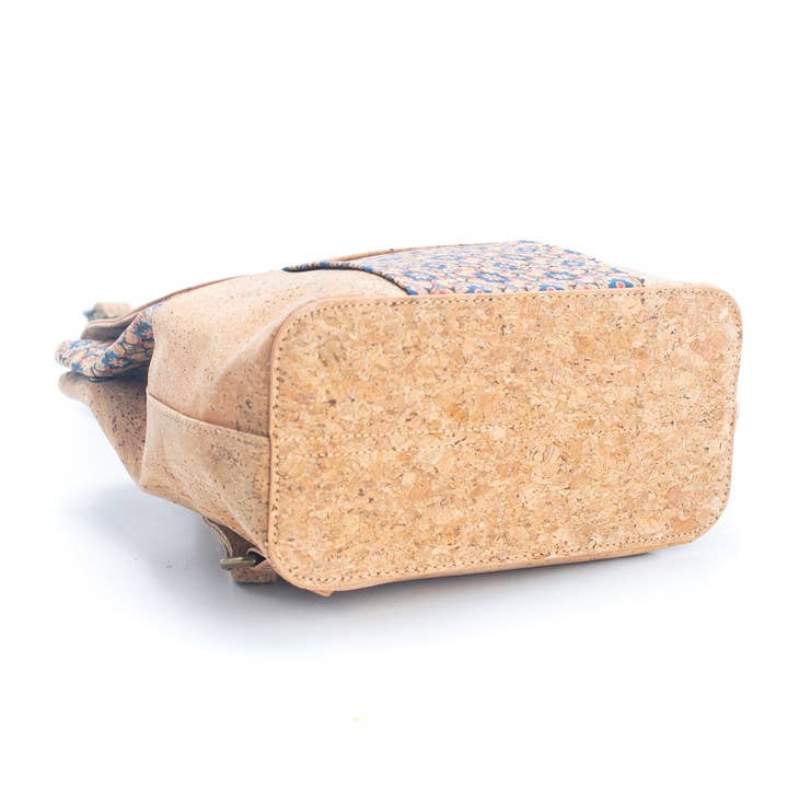 Meninas Bonitas Cork - Wholesale Backpack - Women's - Natural Cork and summer Pattern Women's Backpack BAGF-024
