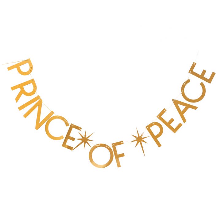 NAT802 - Prince of Peace Banner for wholesale by My Mind’s Eye