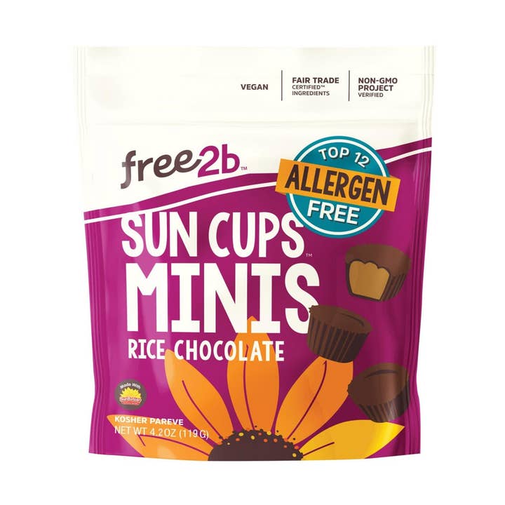 Free 2 B Sun Cups - Mini - Ice Chocolate - Case Of 6 - 4.2 Oz for wholesale by Ware Spark