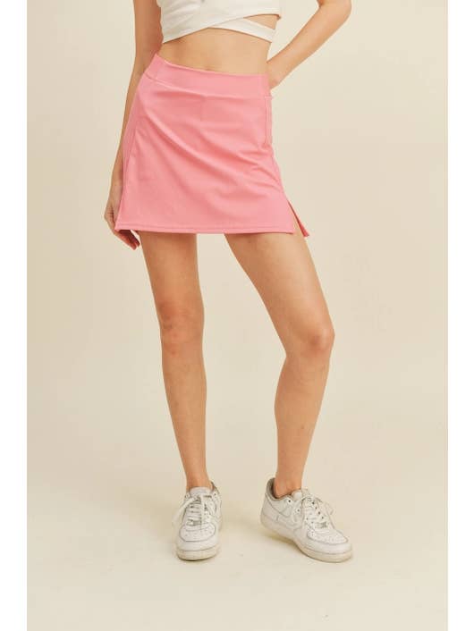 Pink High Waist Tennis Skirt for wholesale on Faire5