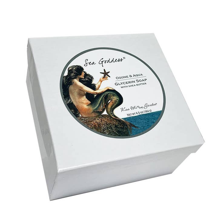6.5 oz Sea Goddess Soap for wholesale by Kiss Me in the Garden