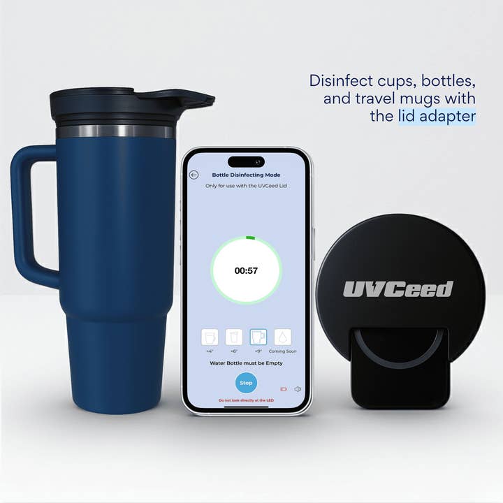 UVCeed - Wholesale Kitchen Tool/Gadget - Smart UVC Disinfection Device & Disinfection Lid Bundle5