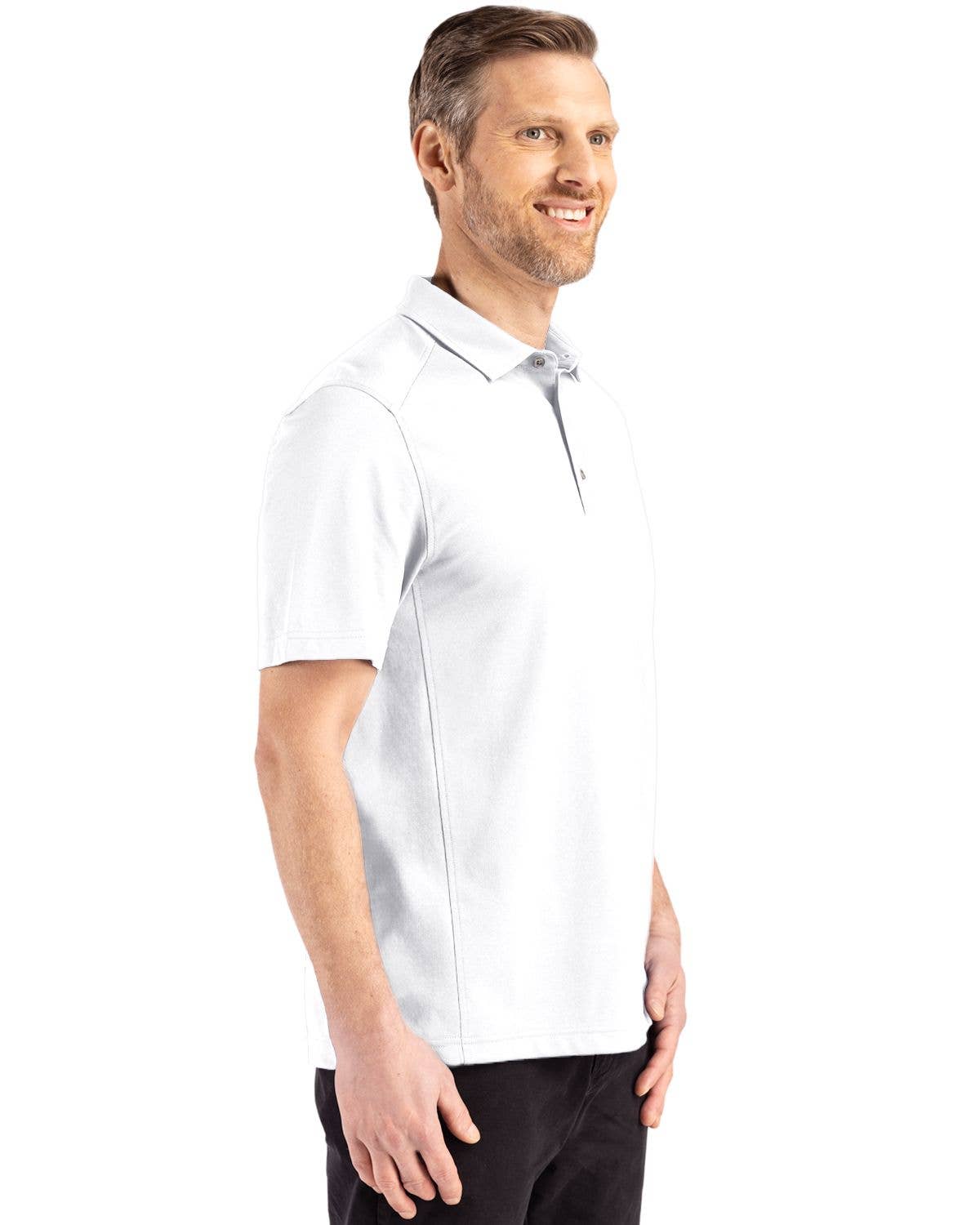 Cutter & Buck - Wholesale Polo - Men's - Cutter & Buck Advantage Refresh Mens Tri-Blend Pique Polo2