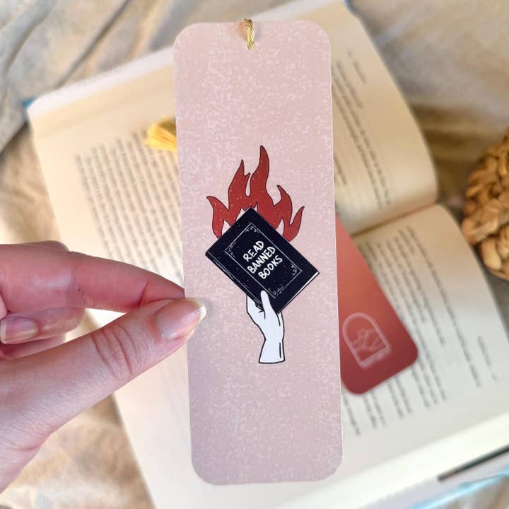 Desert Light Co. - Wholesale Bookmark - Read Banned Books Bookmark with Tassel1