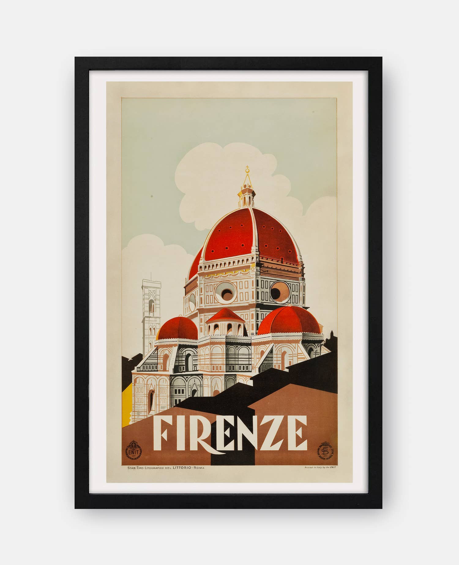 The Curious Desk – wholesale Poster – Firenze (Florens, Italien) 1930-talets reseaffisch0