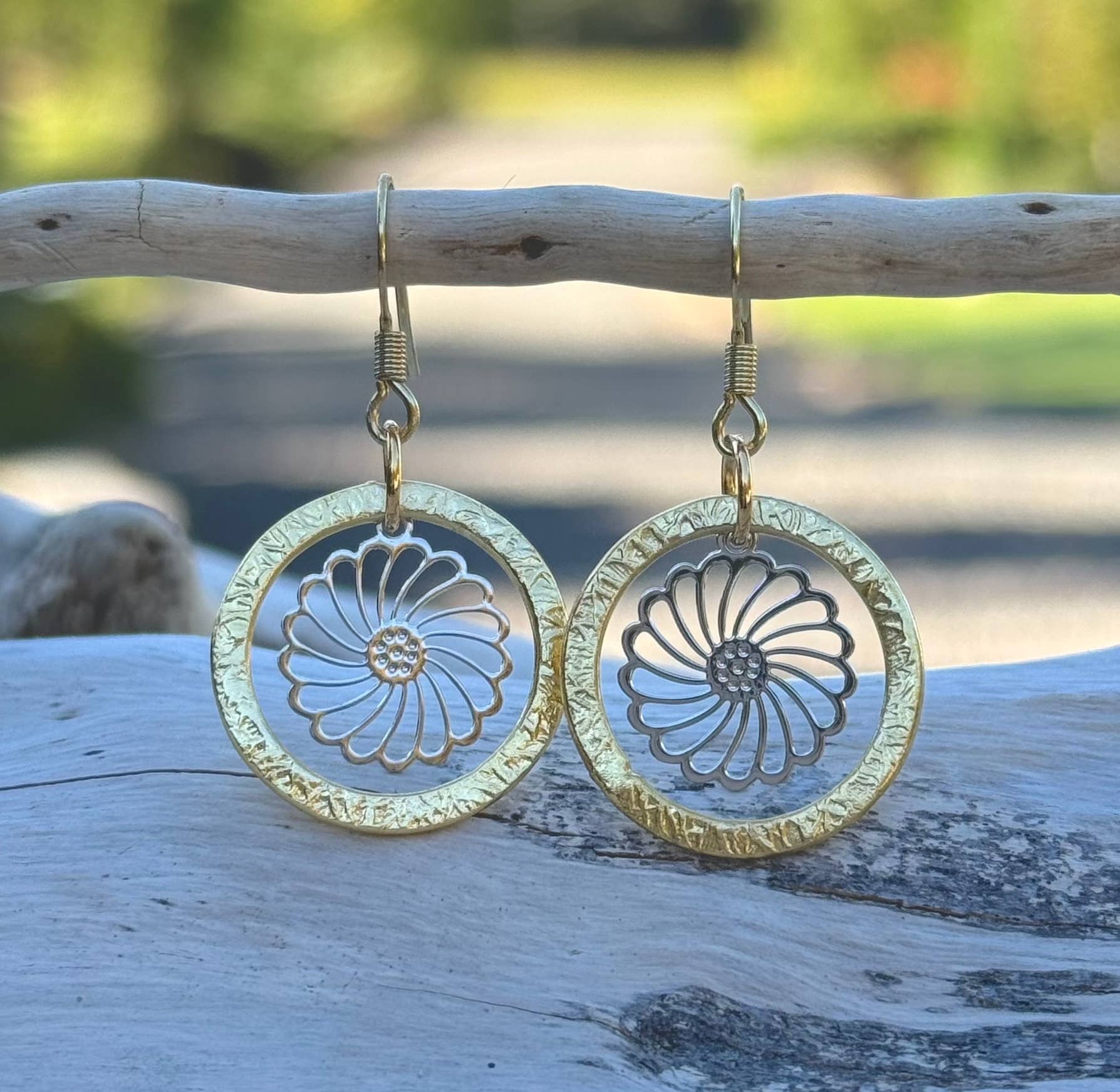 Marlene VanBeek Jewelry – Brincos de argola por atacado – Brincos Flor de Arco0