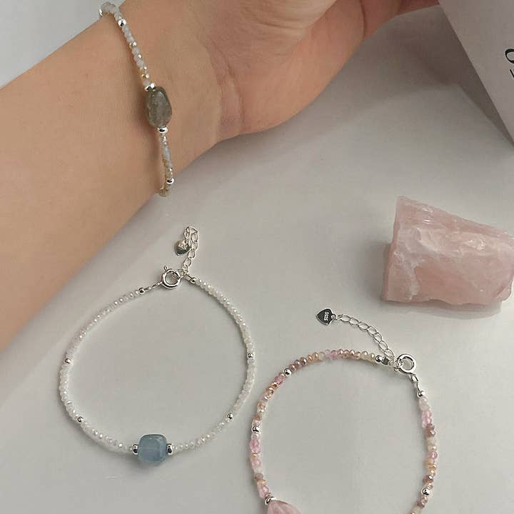 Isolde Bracelet | Natural Stone & Sterling Silver 925 Beads and other Purchase Wholesale isolde. Free Returns & Net 60 Terms on Faire trending on Faire.