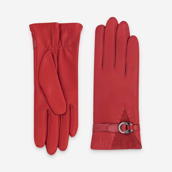 Glove Story - Wholesale Gloves - Women's - Lambskin Leather Gloves–Cashmere,Wool & Nylon Lining–21639CA11