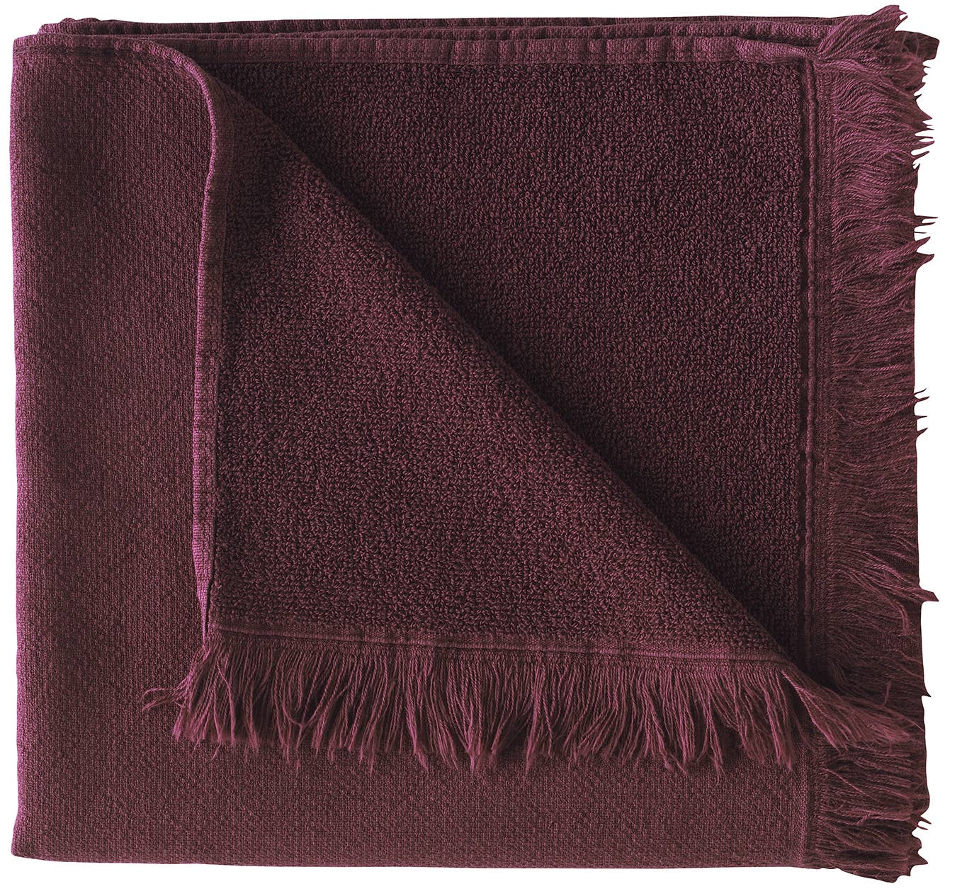 Maison Vivaraise & La Cerise sur le Gâteau - Wholesale Bath Towel - Luna Wine Bath Towel 100 x 500
