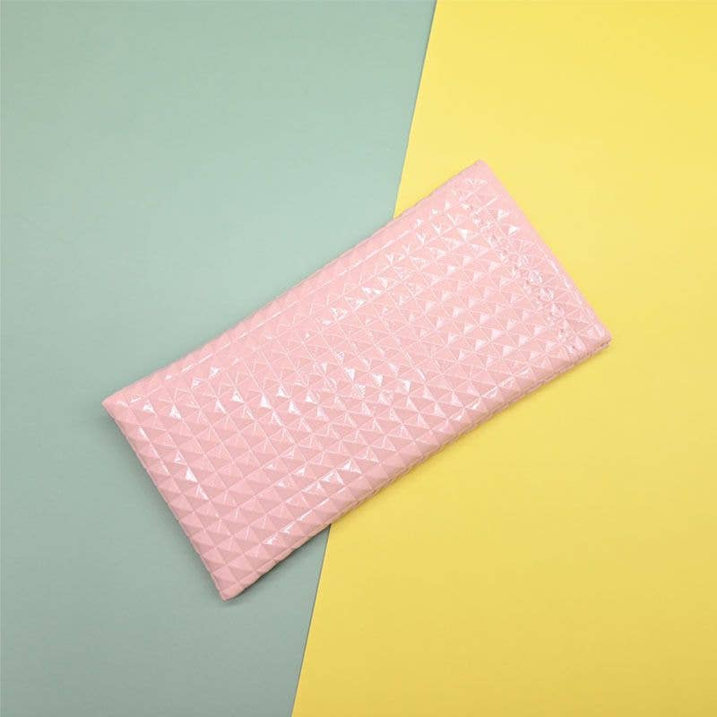 Ole - Wholesale Eyewear Cases & Holders - Women's - Diamond Grid Pattern Glasses Pu Protecting Bag 14
