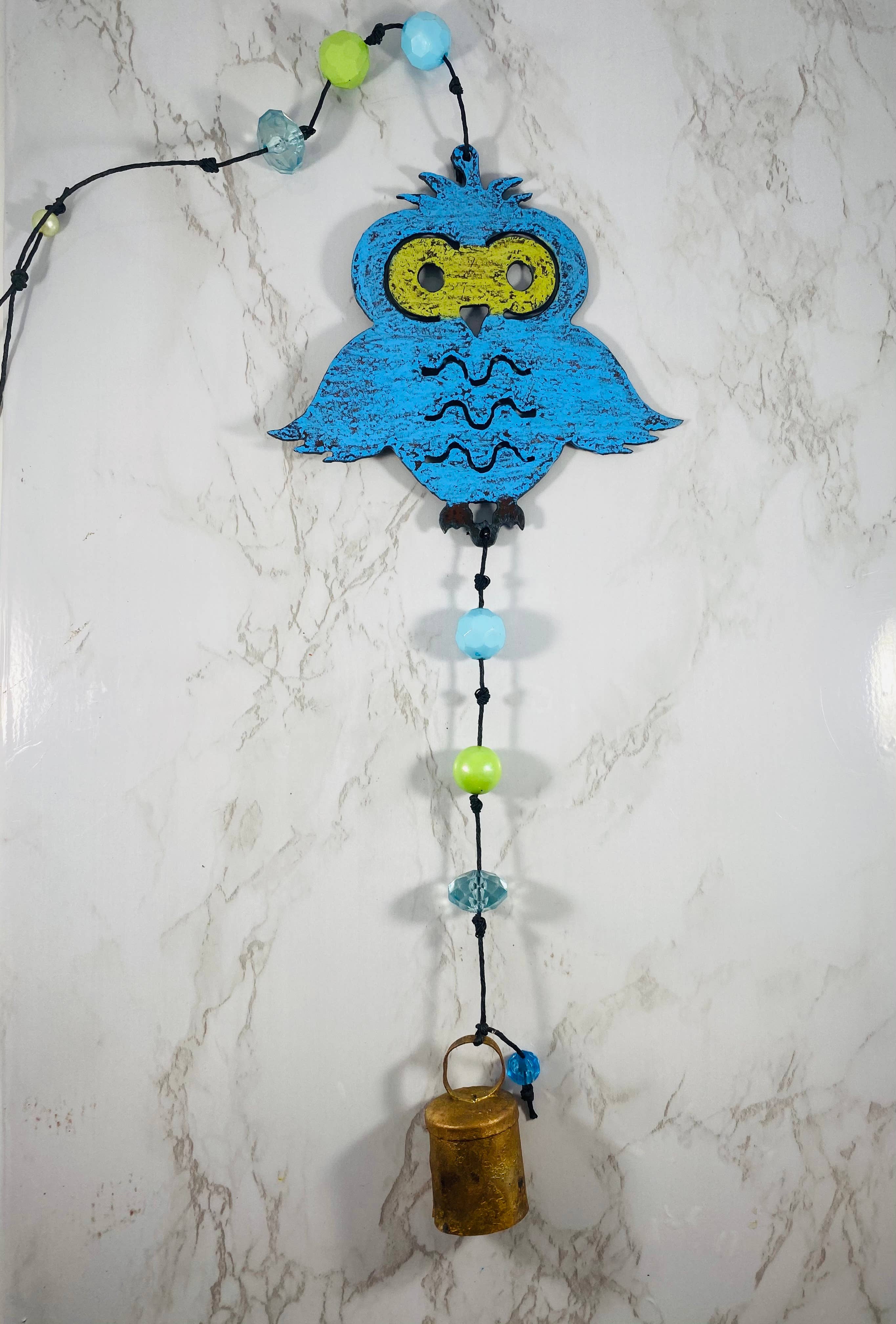 Whimsies - Wholesale Wind Chime - Owl wind chimes Nana bell mobile lodge garden yard decor eco2