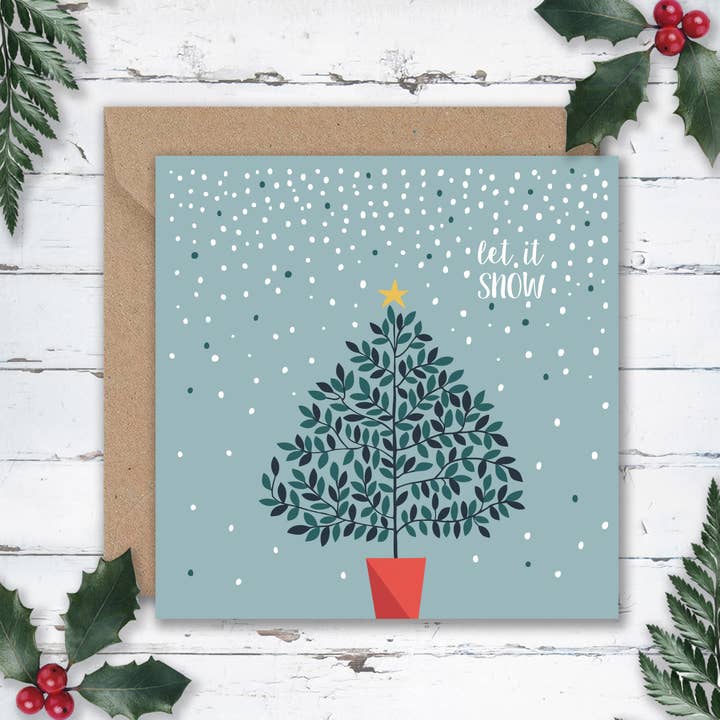 Let It Snow - Tree and Snow for wholesale by Eli The Goat