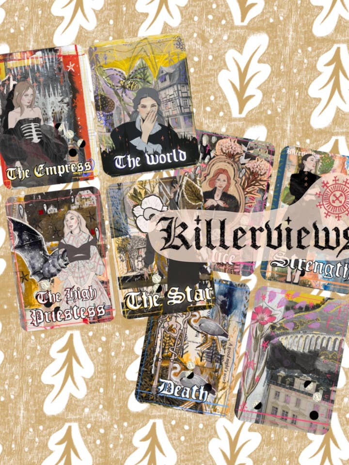 Feminine Tarot Sticker Set – Arcane Archetypes & Divine Collage for wholesale by Killerviews
