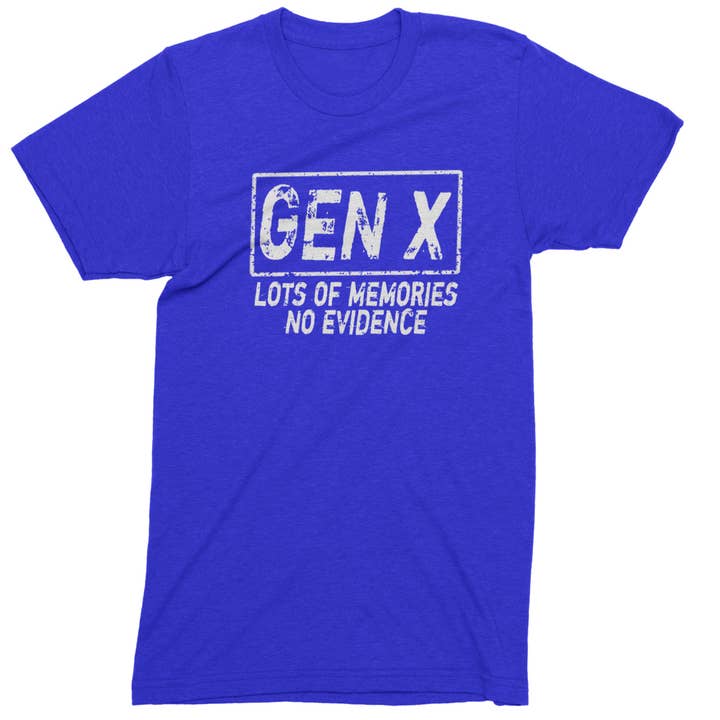 Expression Tees - Wholesale Screen Printed T-Shirt - Men's - Gen X Lots of Memories No Evidence Nostalgia Mens T-shirt10