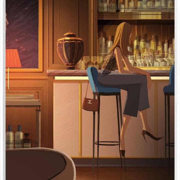 Atelier Contemporain - Wholesale Art Print - Fine Art Print - "Drink at Kleber" - Matthieu Forichon4