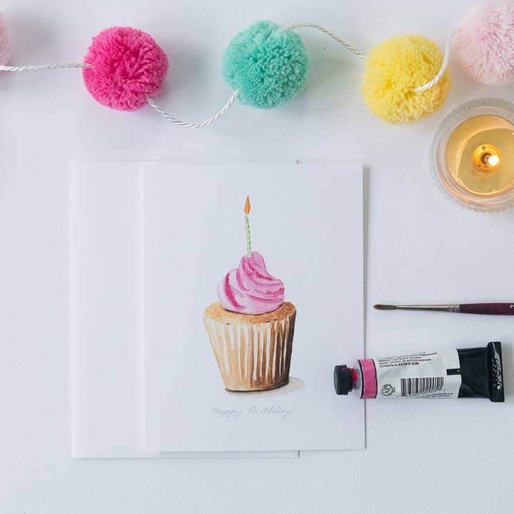 Finding Silver Pennies - Wholesale Birthday Card - Cupcake Birthday Card | Celebration Greeting Card 1