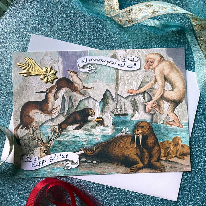 Winter Solstice—All Creatures Great and Small Holiday 2025 and other Purchase Wholesale solstice cards. Free Returns & Net 60 Terms on Faire trending on Faire.