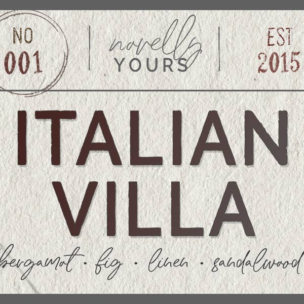 Novelly Yours - Wholesale Jar/Filled Candle - Italian Villa candle | Italy Travel & Vacation themed scent2