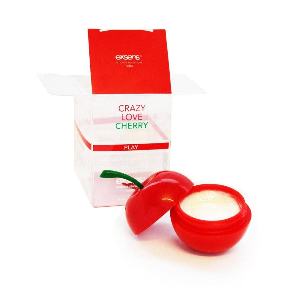EXSENS - Vente Baume/beurre pour le corps - Crème d'excitation pour les mamelons Crazy Love Cherry1