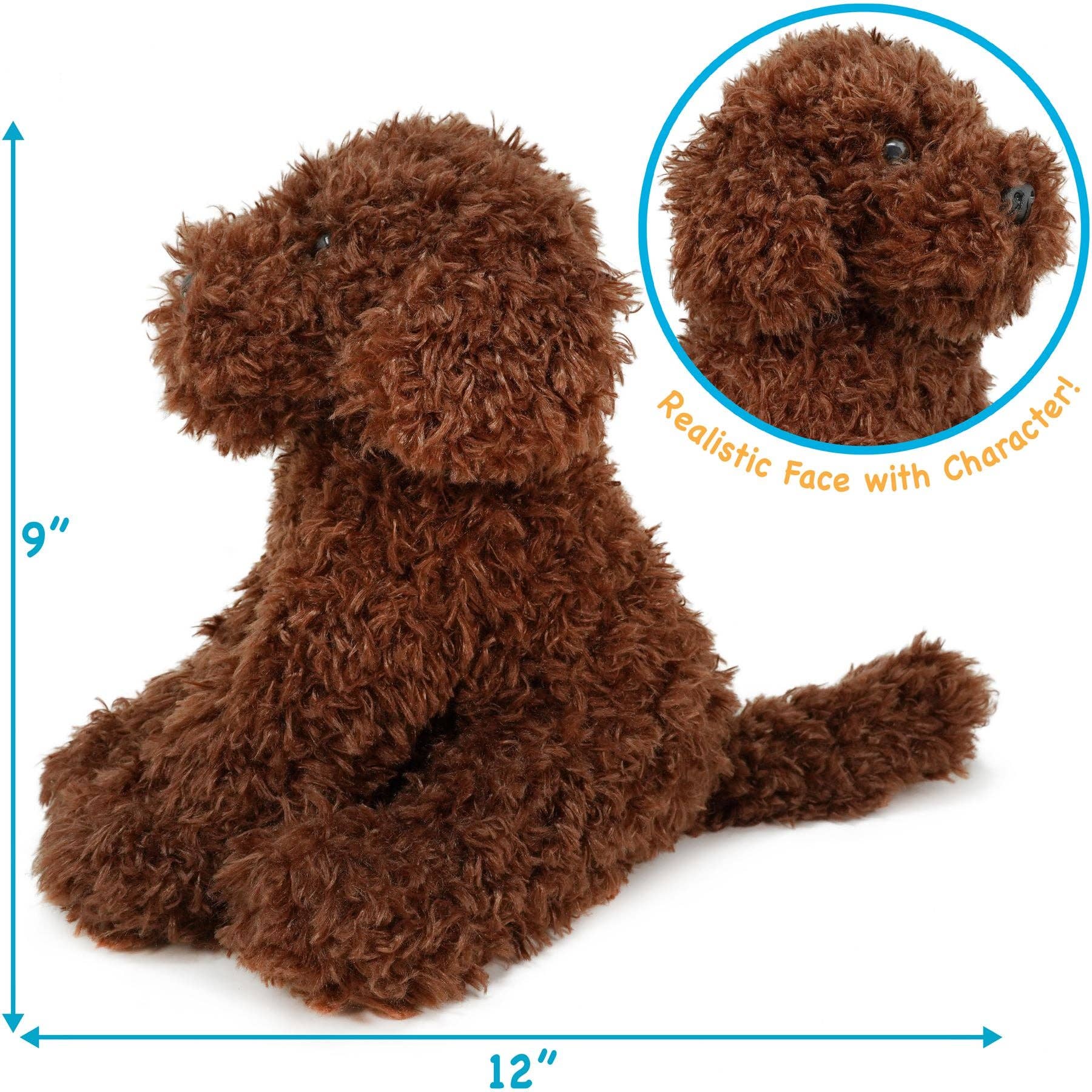 VIAHART Toy Co. – Großhandel Kuschel-/Plüschtier – Kind & Baby – Laurel, der Labradoodle | 30 cm Plüschspielzeug1